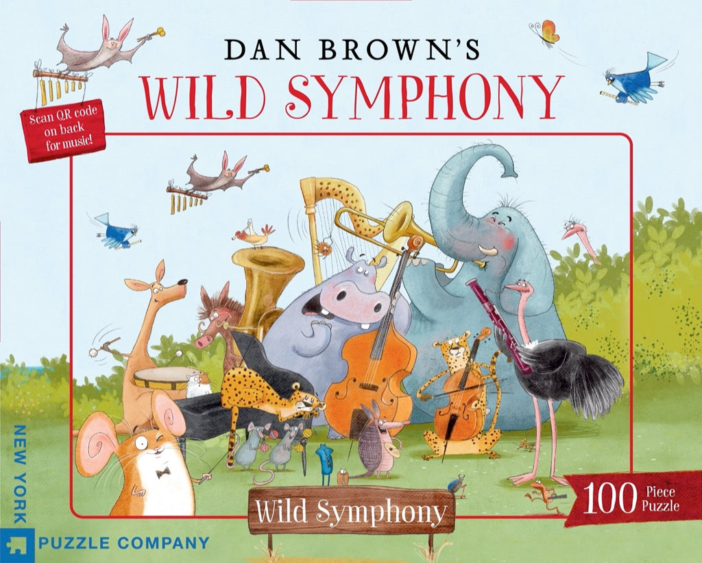 Dan Browns 'Wild Symphony' 100 Piece Childrens Puzzle