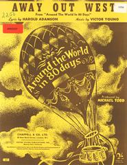 Away Out West (from 'Around The World in 80 Days') - Vocal/Piano (Digital Download)