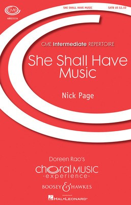 She Shall Have Music - CME Intermediate - Nick Page - SATB Boosey & Hawkes Octavo