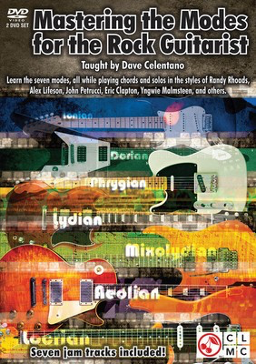 Mastering the Modes for the Rock Guitarist - 2-DVD Set - Guitar Dave Celentano Cherry Lane Music Guitar TAB 2-DVD Set
