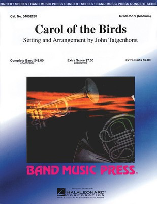 Carol of the Birds - John Tatgenhorst Band Music Press Score/Parts