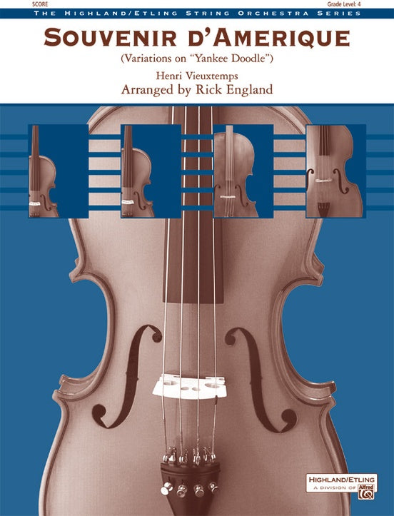 Souvenir d'Amerique – String Orchestra Conductor Score & Parts (Digital Download)