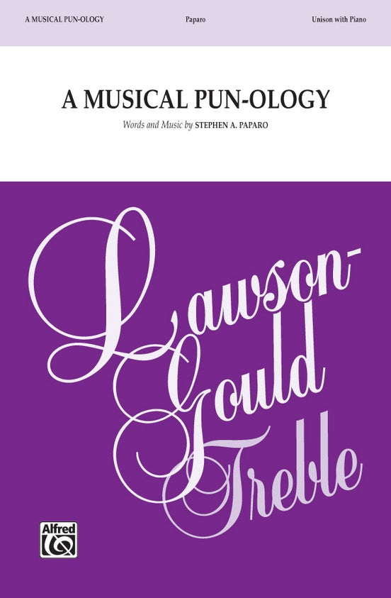 A Musical Pun-ology - Unison Choral Octavo (Digital Download)