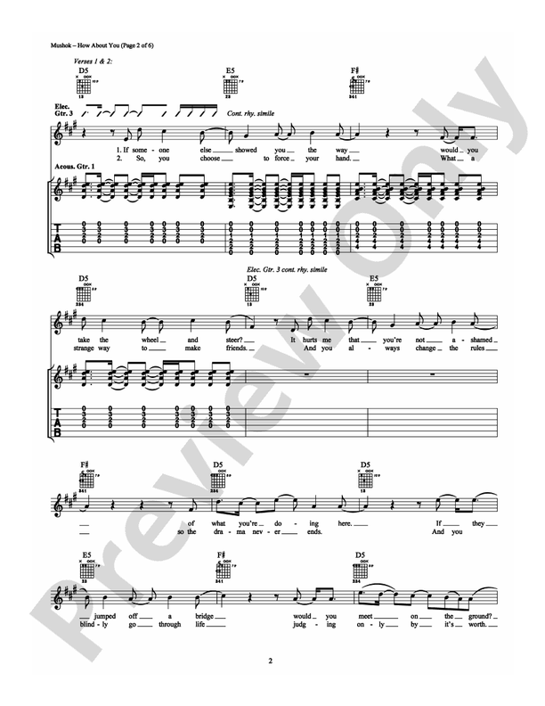 How About You - Guitar TAB (Digital Download)