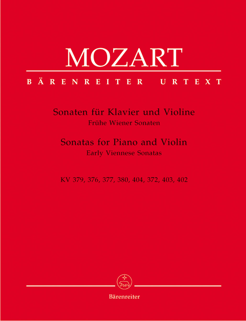 Mozart Sonatas for Violin and Piano Early Viennese