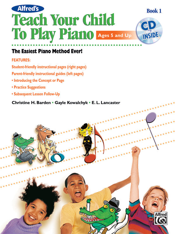 Teach Your Child to Play Piano Book 1 Book/CD