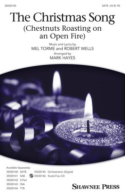 The Christmas Song - (Chestnuts Roasting on an Open Fire) - Mel Torme|Robert Wells - Mark Hayes Shawnee Press StudioTrax CD CD
