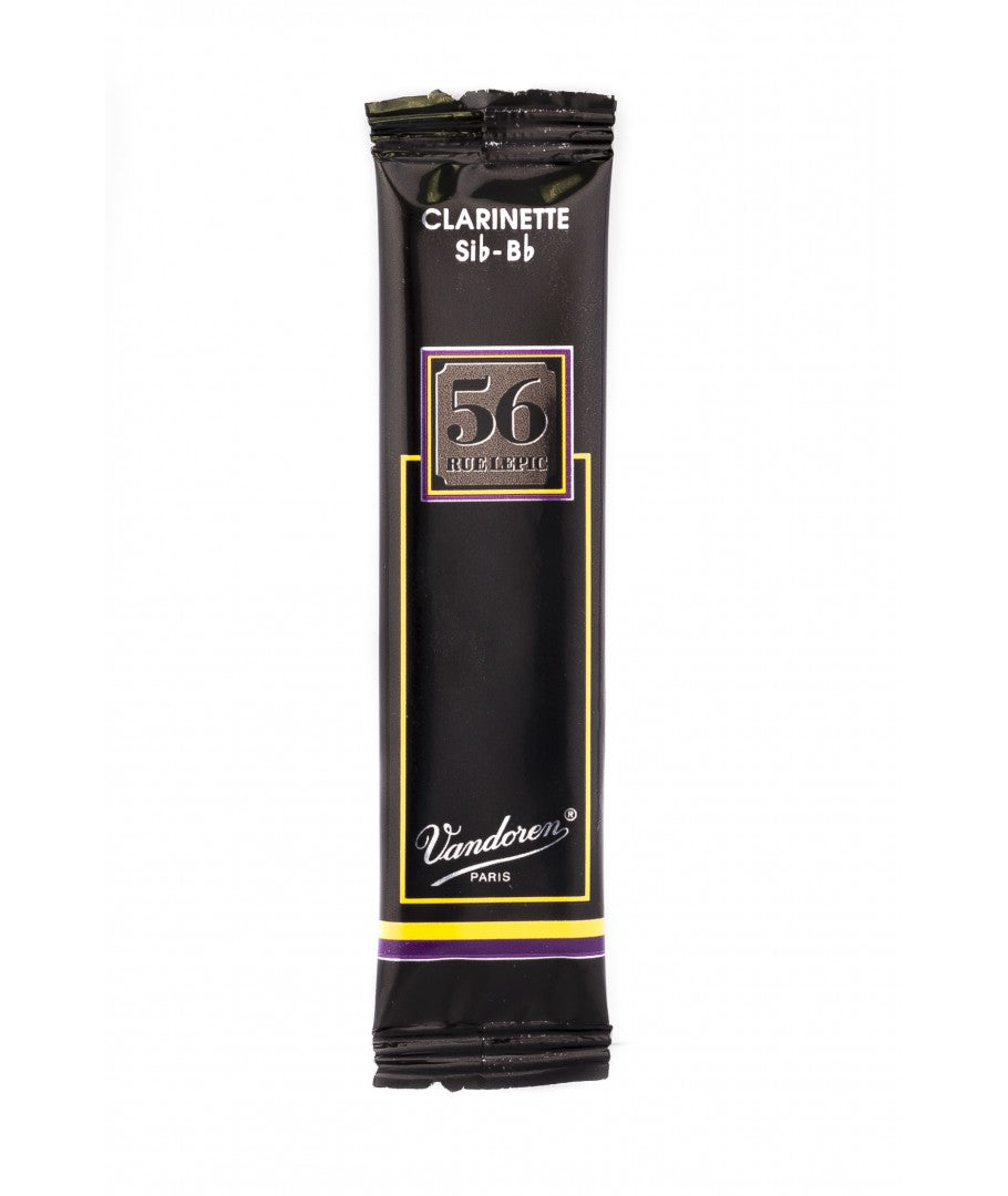 Vandoren 56 Rue Lepic Bb Clarinet Reeds, Strength 3.5+, Single