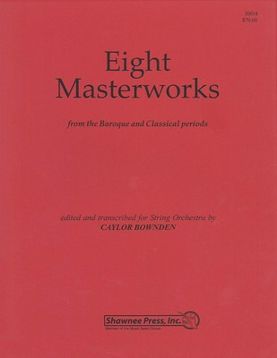 Eight Masterworks for String Orchestra - York Bowen - Hal Leonard String Ensemble Score/Parts