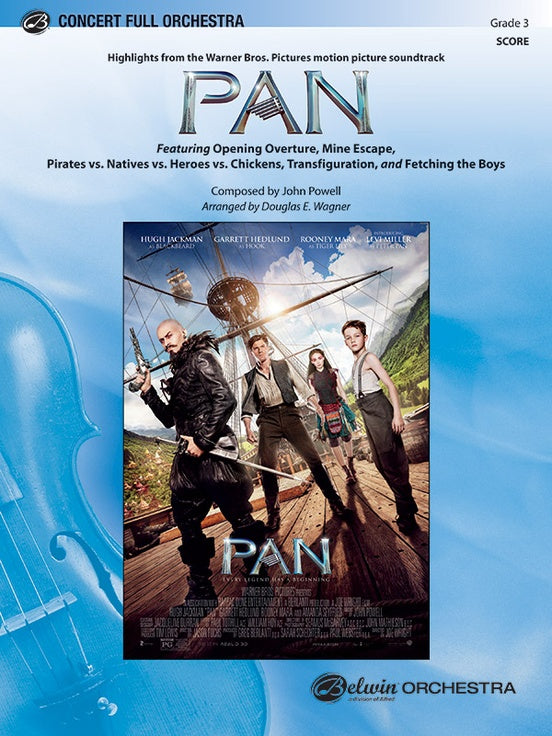 Pan: Highlights from the Warner Bros. Pictures Motion Picture Soundtrack – Full Orchestra Conductor Score & Parts (Digital Download)