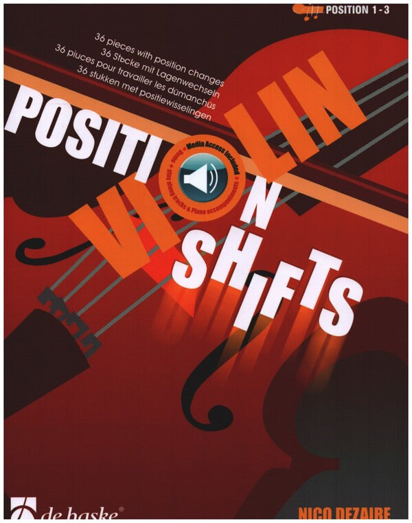 Position Shifts - 36 pieces with position changes - Nico Dezaire - Violin - De Haske Publications