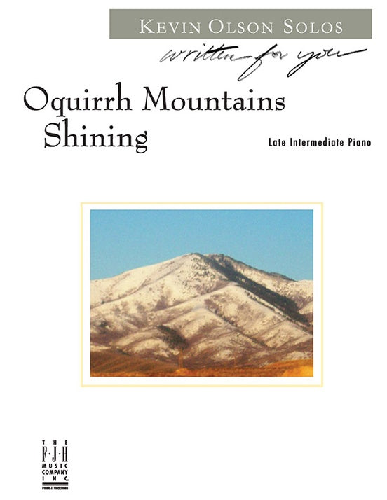 Oquirrh Mountains Shining - Piano (Digital Download)