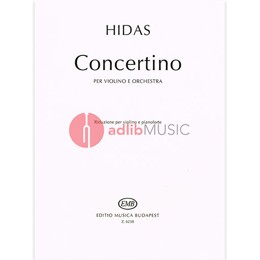 Hidas - Concerto - Violin/Piano Accompaniment EMB Z6238