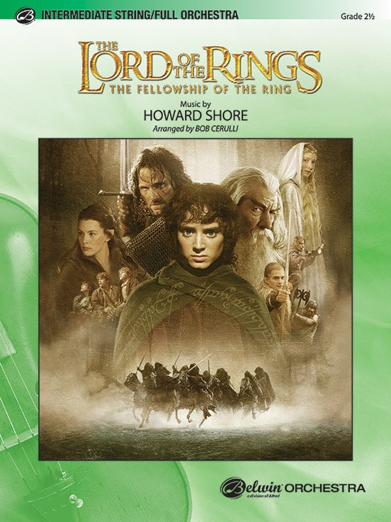 The Lord of the Rings: The Fellowship of the Ring – Full Orchestra Conductor Score & Parts (Digital Download)