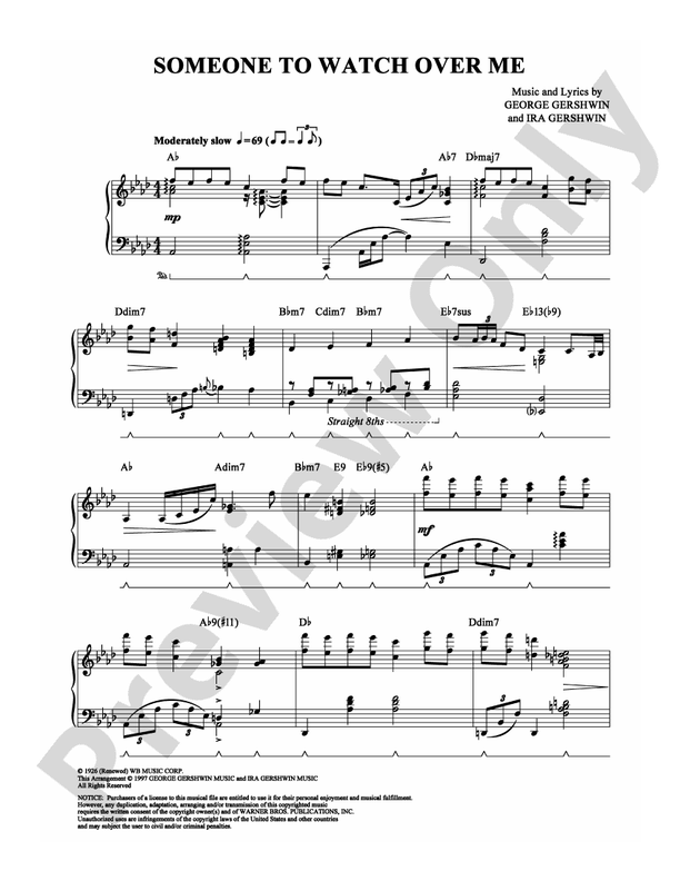 Someone To Watch Over Me - DSM-PS-0002206 - Piano (Digital Download)