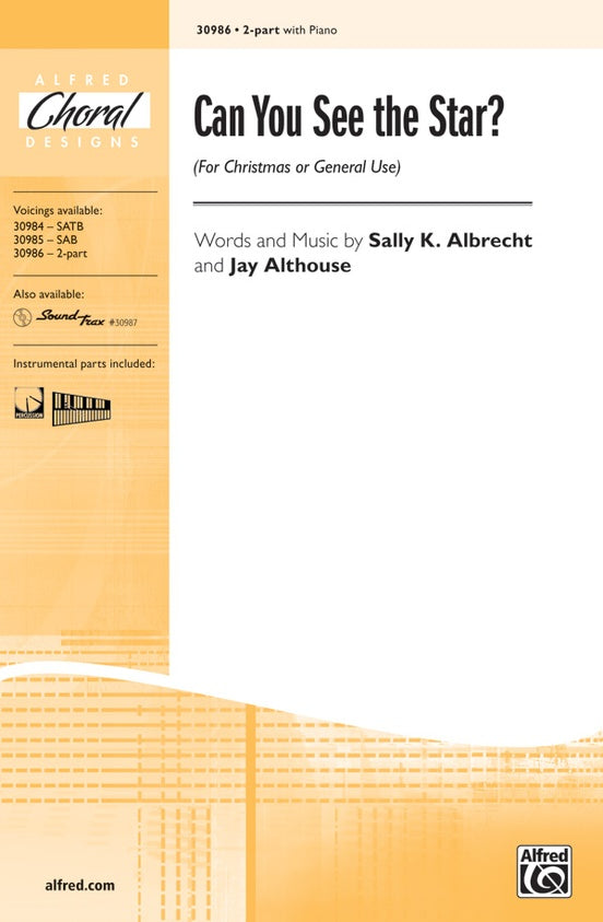 Can You See the Star? – 2-Part Choral Octavo (Digital Download)