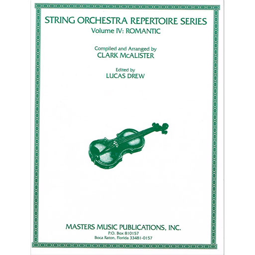 String Orchestra Repertoire Series Volume 4 Romantic - Cello Part M2280VC