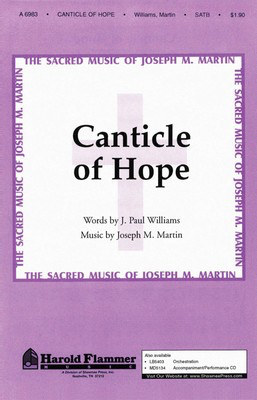 Canticle of Hope - Joseph M. Martin - SATB Shawnee Press Choral Score Octavo