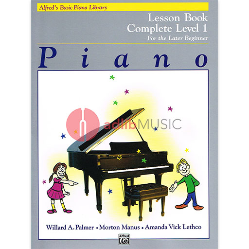 Alfred's Basic Piano Library Lesson Book Complete 1 (1A/1B) -Piano by Lethco/Manus/Palmer Alfred 2229