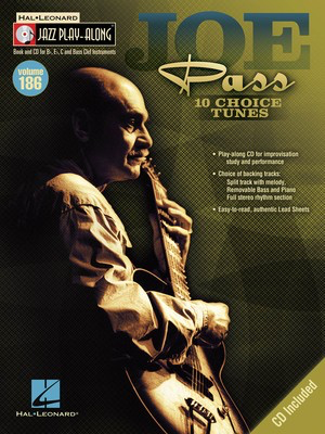 Joe Pass - Jazz Play-Along Volume 186 - Joe Pass - Bb Instrument|Bass Clef Instrument|C Instrument|Eb Instrument Hal Leonard Lead Sheet /CD