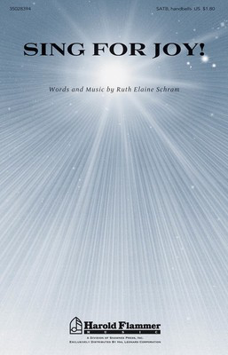Sing for Joy! - Ruth Elaine Schram - SATB Ruth Elaine Schram Shawnee Press Choral Score Octavo