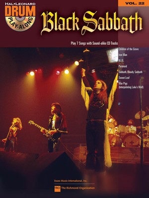 Black Sabbath - Drum Play-Along Volume 22 - Drums Hal Leonard Drum Notation /CD