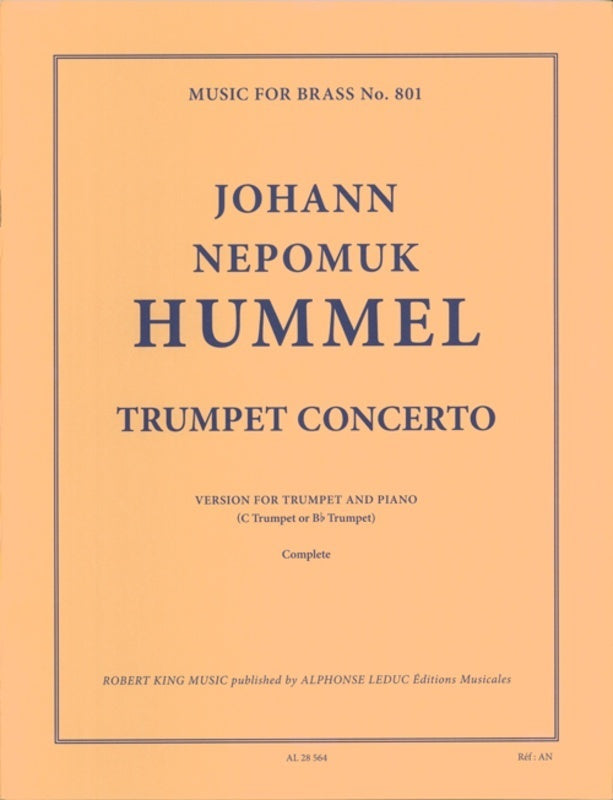 Concerto in Eb Major - Hummel - Leduc