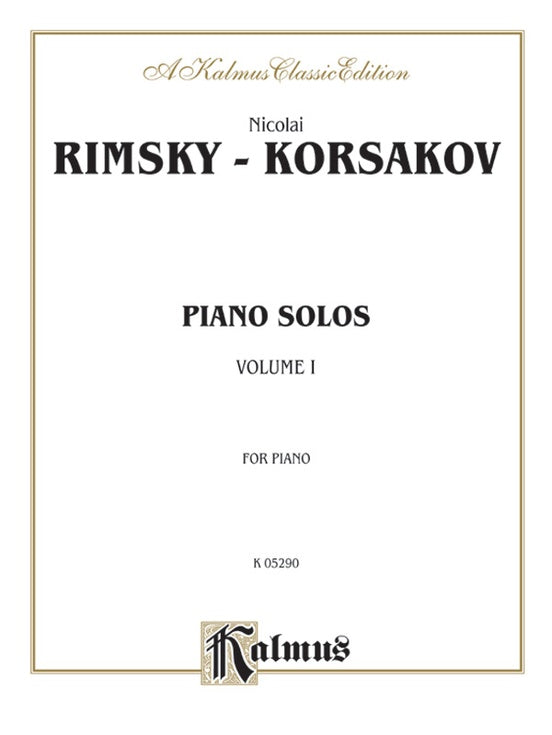 Rimsky-Korsakov - Piano Solos, Volume I - Piano Solo (Digital Download)