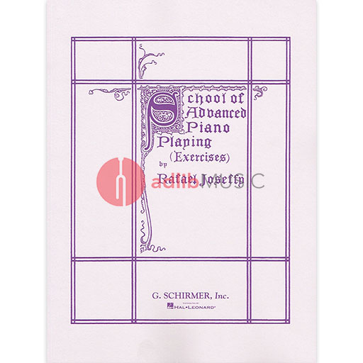 Joseffy - School Advanced Piano Playing - Piano Schirmer 50325630