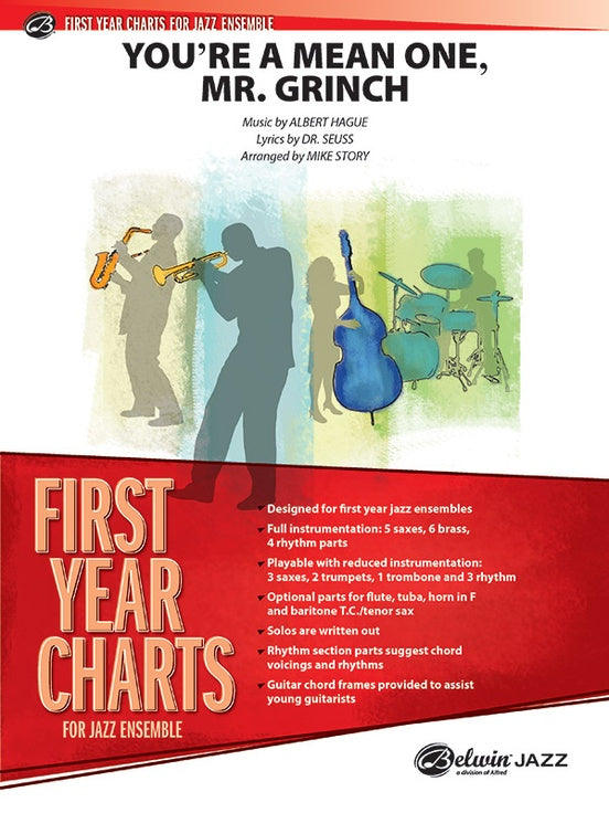 You're a Mean One, Mr. Grinch - Jazz Ensemble Conductor Score & Parts(Digital Download)