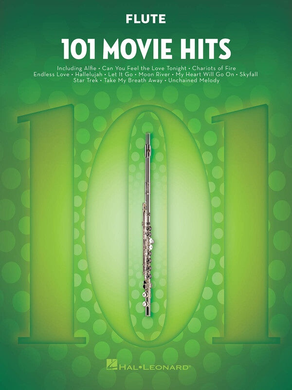 101 Movie Hits - Flute Solo - Hal Leonard 158087