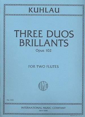 Kuhlau - 3 Duos Brillantes Op102 - 2 Flutes IMC IMC1359