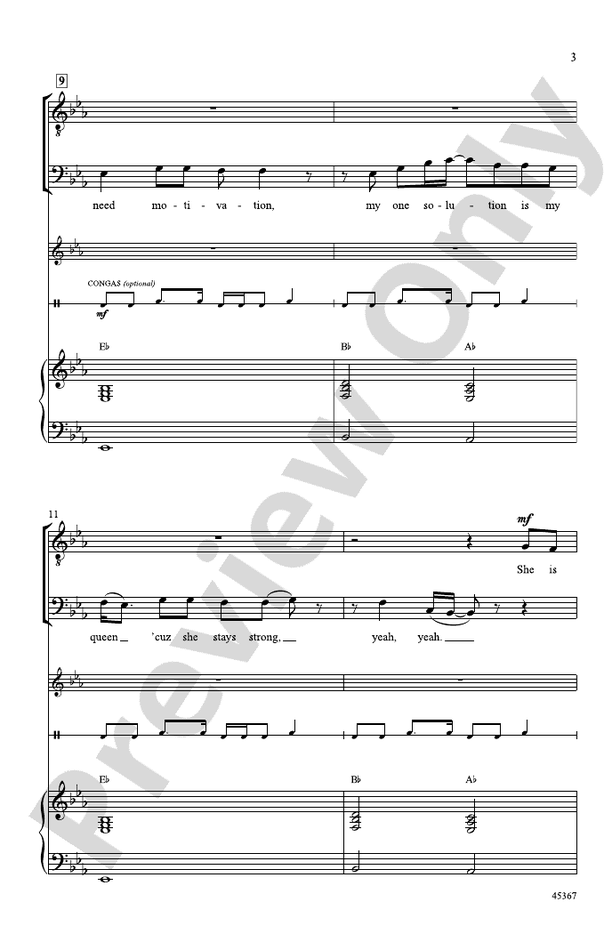 Cheerleader – TB Choral Octavo (Digital Download)
