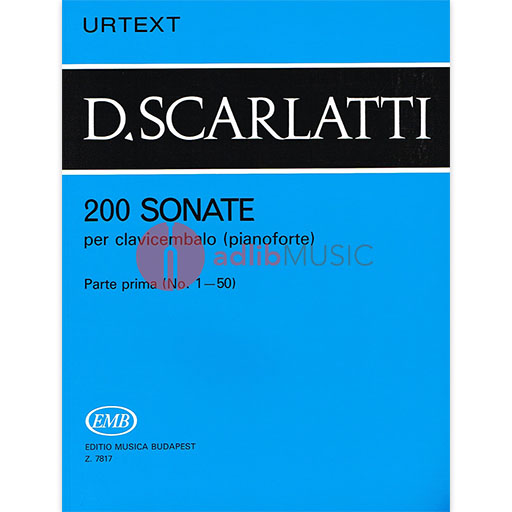 SONATAS 200 VOL 1 NOS 1 TO 50 PIANO SOLO - SCARLATTI D - PIANO - EMB