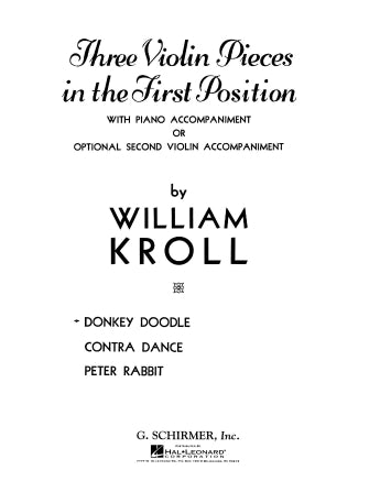 Kroll - Donkey Doodle - Violin/Piano Accompaniment Schirmer 50283520