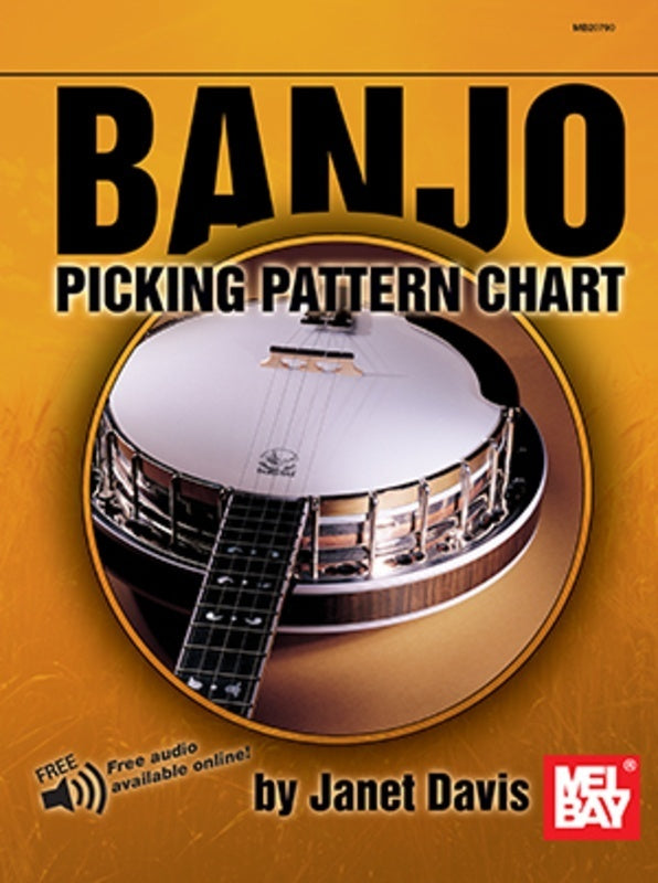 BANJO PICKING PATTERN CHART - DAVIS - Mel Bay 20790M