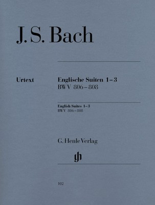 English Suites 1-3, BWV 806-808 - Johann Sebastian Bach - Piano G. Henle Verlag Piano Solo