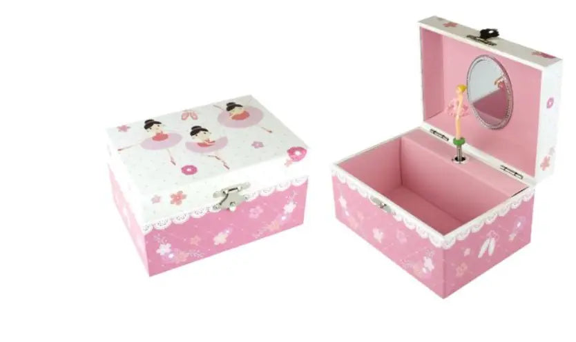 Ballet Jewellery Box Anna Ballerina Rectangular Shaped Box