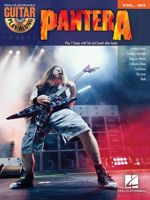 Pantera - Guitar Play-Along Vol. 163 - Guitar Hal Leonard Guitar TAB /CD