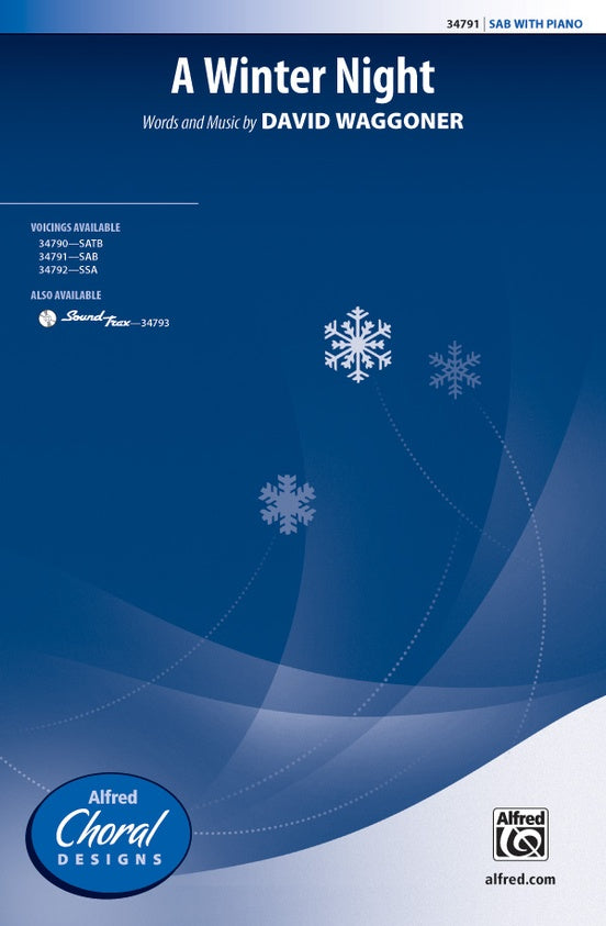 A Winter Night - SAB Choral Octavo (Digital Download)