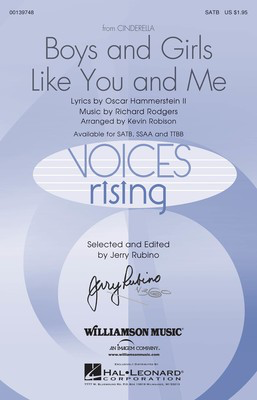 Boys and Girls Like You and Me - from Cinderella - TTBB Kevin Robison Hal Leonard Octavo