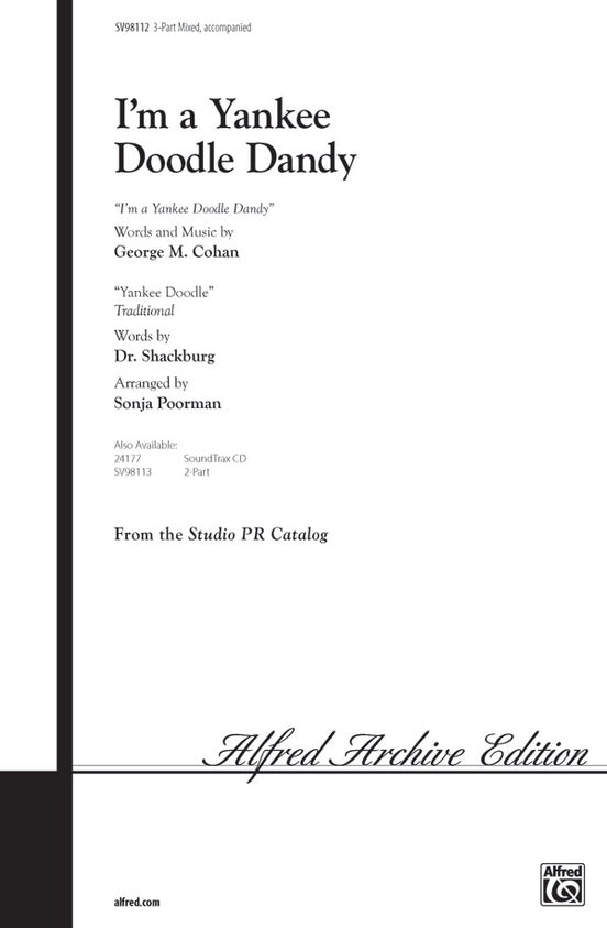 (I'm a) Yankee Doodle Dandy - 3-Part Mixed Choral Octavo (Digital Download)