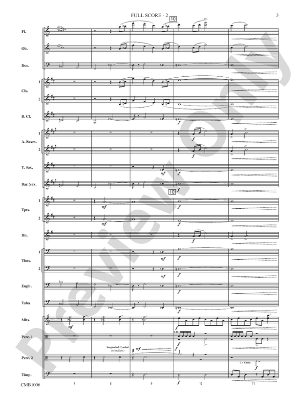 Turbulence - Concert Band Conductor Score & Parts (Digital Download)