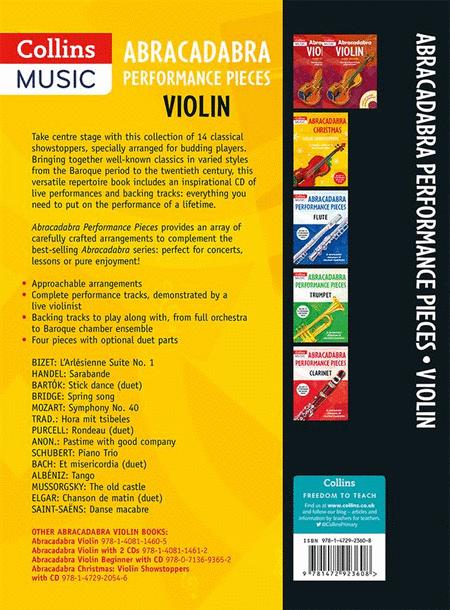 Abracadabra Violin Performances Pieces Book/CD