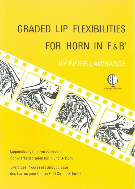 GRADED LIP FLEXIBILITIES FOR F OR B FLAT HORN - LAWRANCE - French Horn Sheet Music - BRASSWIND