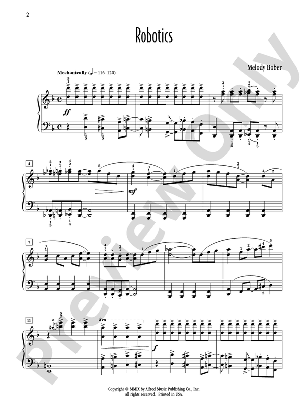 Robotics - Piano (Digital Download)