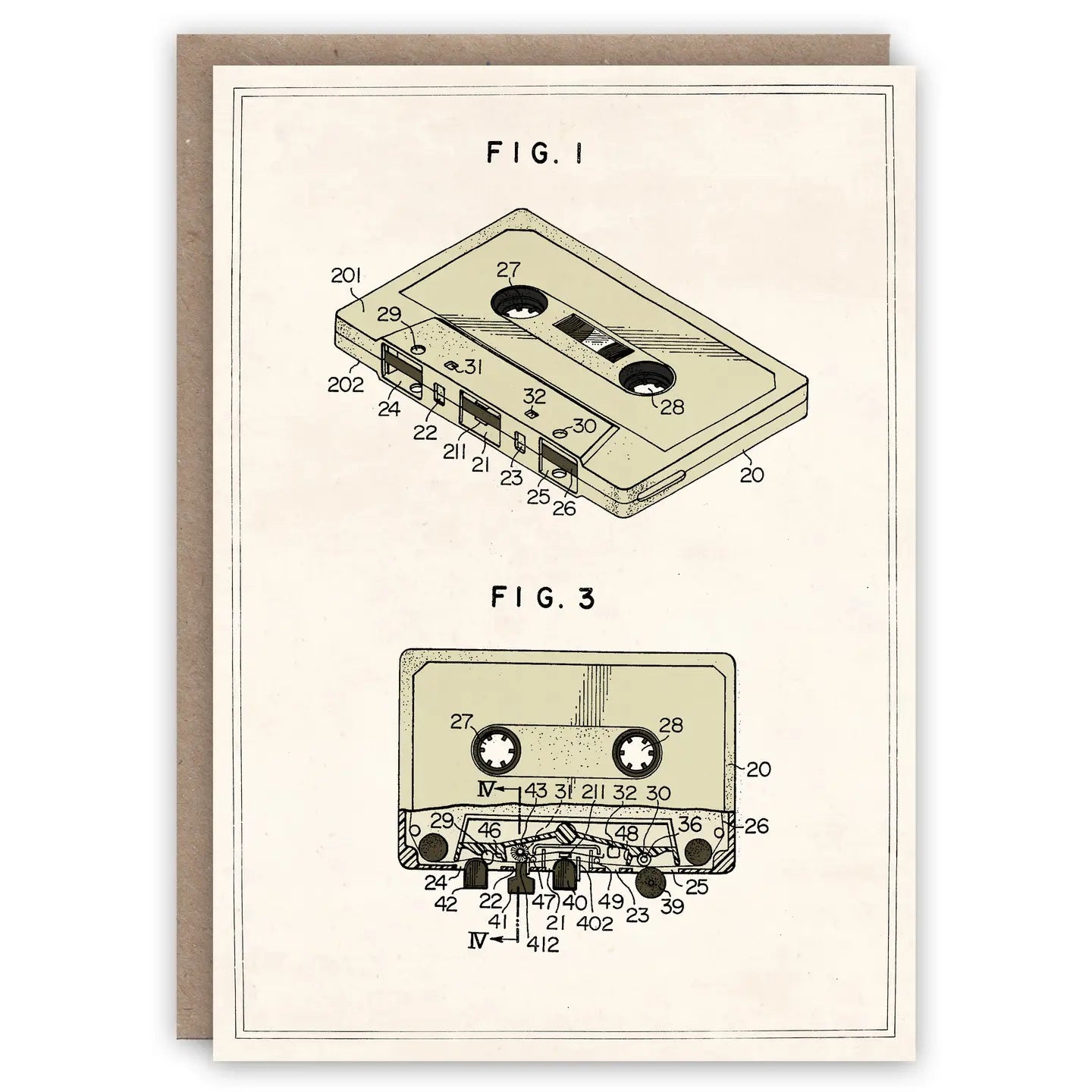 Greeting Card Compact Cassette