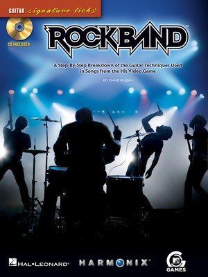 Rock Band Guitar Signature Licks Bk/CD - Guitar TAB - Various - Guitar Hal Leonard Guitar TAB /CD