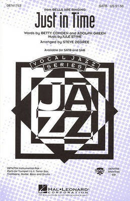 Just in Time - SAB Hal Leonard Choral Score Octavo