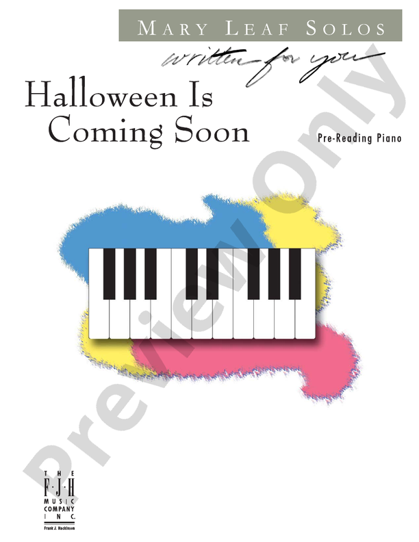 Halloween is Coming Soon - Piano (Digital Download)